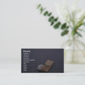 Carte De Visite Souris et piège (Debout devant)