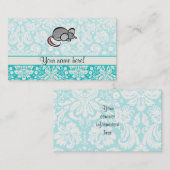 Carte De Visite Souris ; Mignon (Devant / Derrière)