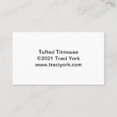 Carte De Visite Souris touffu sur un arbre Shagbark (Dos)