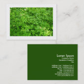 Carte De Visite Sous-bois, Mini photo (Devant / Derrière)