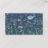Carte De Visite Sous la mer Ocean Animals Douche Déchets Raffle (Dos)
