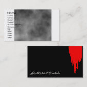 Carte De Visite Sous le radar (Devant / Derrière)