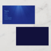 Carte De Visite Sous-marin (Devant / Derrière)