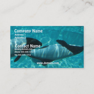 Carte de visite sous-marin de baleine