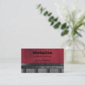 Carte de visite souterrain de tuyaux métalliques, (Debout devant)