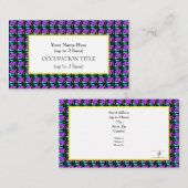 Carte De Visite Southaven Throwback ! Motifs géométriques 3 (Devant / Derrière)