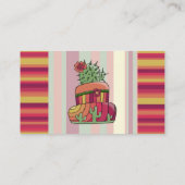 Carte De Visite Southwestern Cactus Business Card (Dos)