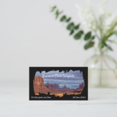 Carte De Visite Southwestern Monument Valley Arizona (Debout devant)