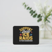 Carte De Visite Soutien à l'immigration ICE (Debout devant)