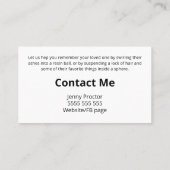 Carte De Visite Souvenir du souvenir (Dos)