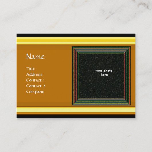 Carte De Visite SOVENIR VIBRANT2 MONOGRAMME bleu gem (Devant)
