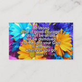 Carte De Visite Soyez écriture sainte forte de bible (Dos)