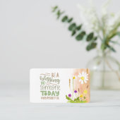 Carte De Visite Soyez une bénédiction pour quelqu'un aujourd'hui P (Debout devant)