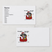 Carte De Visite Soyez vilain (Devant / Derrière)