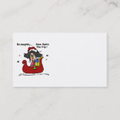 Carte De Visite Soyez vilain (Dos)