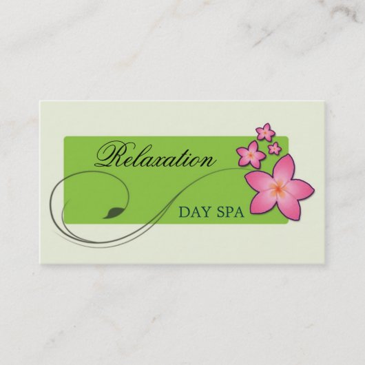 Carte de visite Spa (Devant)