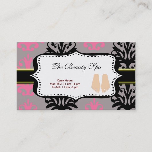 Carte De Visite Spa (Devant)