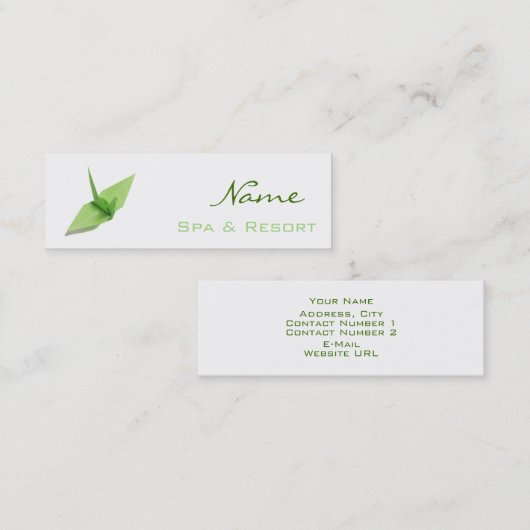 Carte de visite spa (Devant / Derrière)