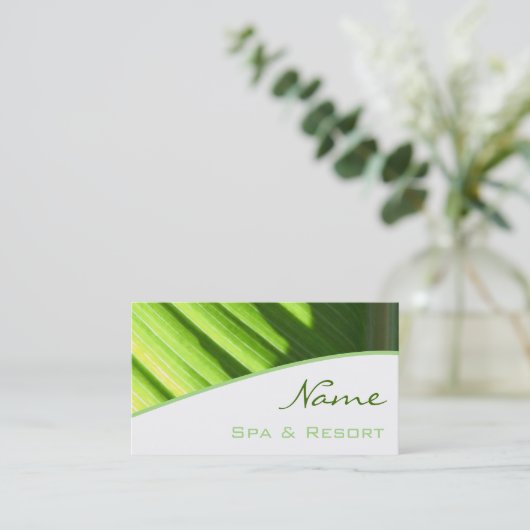 Carte de visite spa (Debout devant)