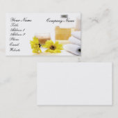 Carte De Visite Spa/carte de visite de massage (Devant / Derrière)