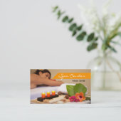 Carte De Visite Spa Center et Massage Business card (Debout devant)