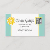 Carte de visite Spa citronnelle (Devant)