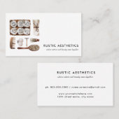 Carte De Visite Spa | Cosmétique organique naturel Esthétique (Devant / Derrière)