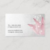 Carte De Visite Spa curatif rougeoyant de Lotus d'instructeur de (Dos)