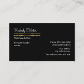 Carte De Visite Spa de beauté de Hollistics (Devant)