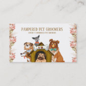 Carte de visite Spa de chien de chien de taille (Devant)