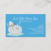 Carte De Visite Spa de dessin animé (Devant)