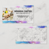 Carte De Visite Spa de jour | Huiles et sels (Devant / Derrière)
