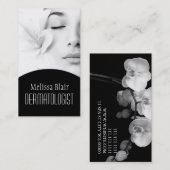 Carte De Visite Spa de massage facial dermatologue de peau claire (Devant / Derrière)