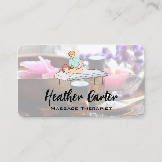 Carte De Visite Spa de massage | Santé  (Devant)