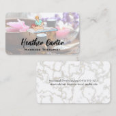 Carte De Visite Spa de massage | Santé  (Devant / Derrière)