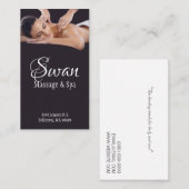 Carte De Visite Spa de massothérapeute (Devant / Derrière)