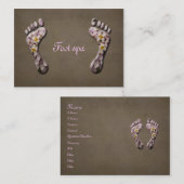 Carte De Visite spa de pied (Devant / Derrière)