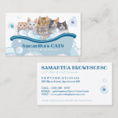 Carte De Visite Spa de soins pour animaux Salon assis Baignoire Gr (Devant / Derrière)