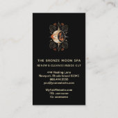 Carte De Visite *~* Spa d'huile Mermaid Bronze Star Moon (Dos)