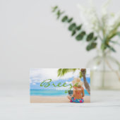 Carte de visite Spa du salon de bronzage (Debout devant)