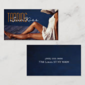 Carte de visite Spa du salon de bronzage (Devant / Derrière)