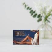 Carte de visite Spa du salon de bronzage (Debout devant)