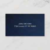 Carte de visite Spa du salon de bronzage (Dos)