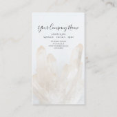 Carte De Visite Spa du salon de cristaux blancs (Devant)