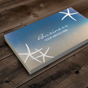 Carte De Visite Spa du salon de poisson étoilé bleu de l'océan Atl