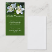 Carte De Visite SPA et massage (Devant / Derrière)