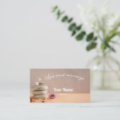 Carte De Visite Spa et massage (Debout devant)