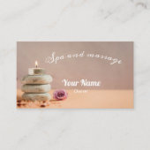 Carte De Visite Spa et massage (Devant)