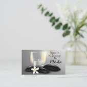 Carte De Visite Spa et massage (Debout devant)