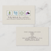 Carte de visite Spa et salon (Devant / Derrière)